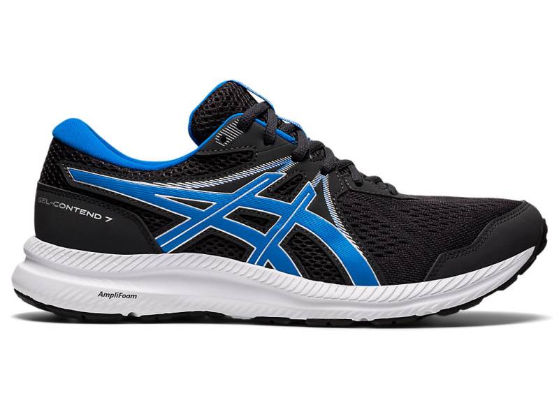 Sapatilhas Running Asics GEL-CONTEND 7 Homem Pretas, 6156A097.711